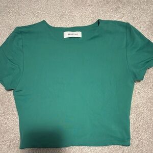 Babaton Teal Crop Top